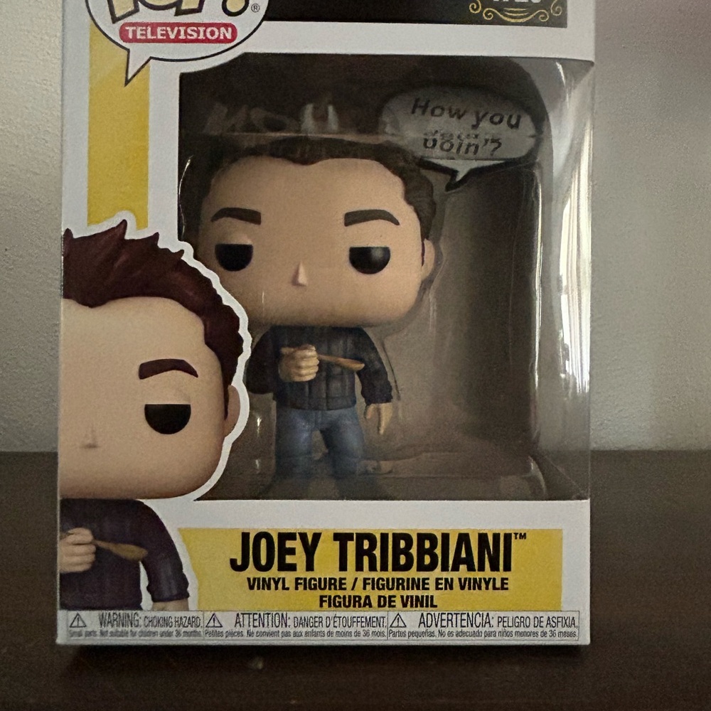 Funko Pop Joey Tribbiani with Speech Bubble - Multicolor